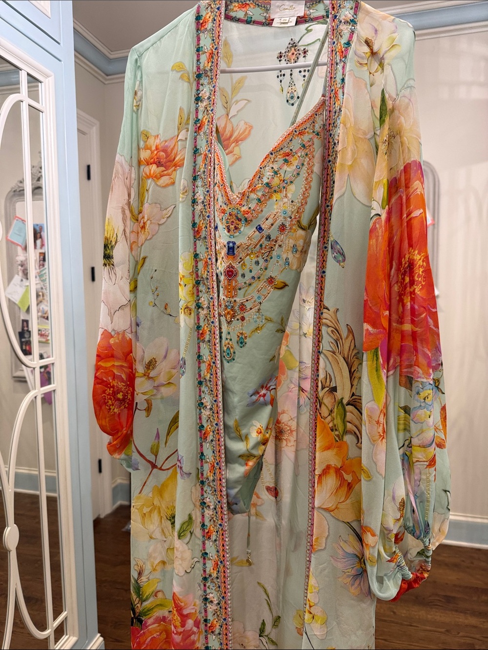 Camilla Talk the Walk Blouson Layer OS and swimsuit size Large. Like new. - Picture 1 of 10